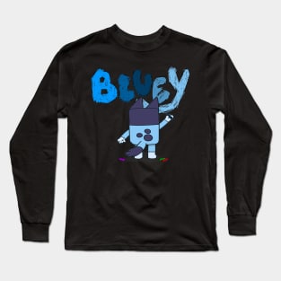 Bluey is drawing Long Sleeve T-Shirt
